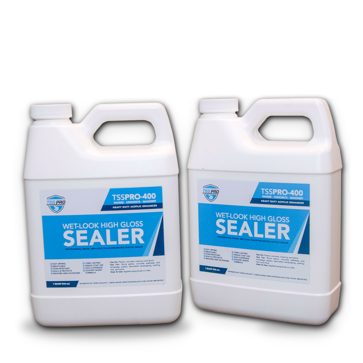 TSSPRO 400 HD Wet Look High Gloss Stone Sealer