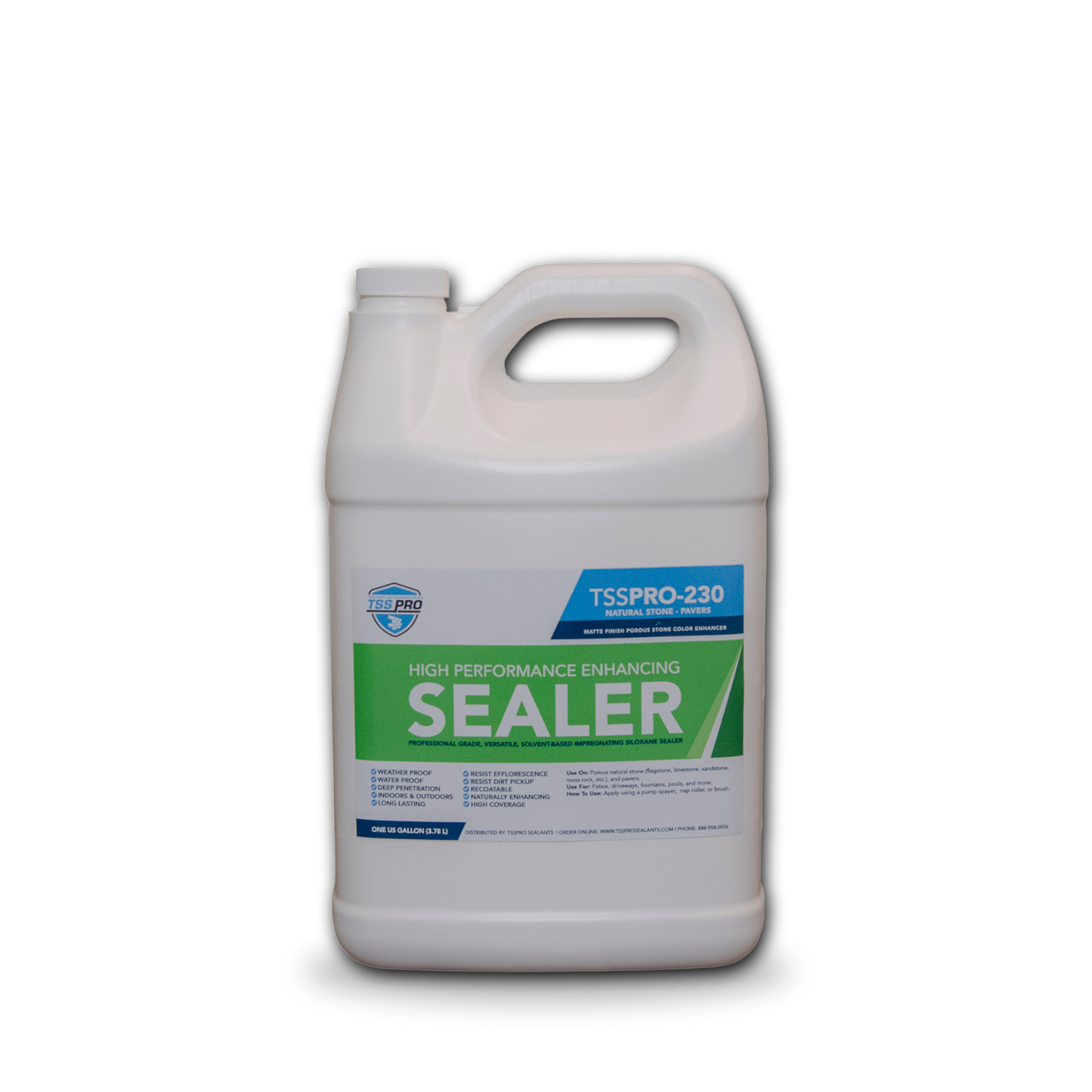TSSPRO 230 High Performance Enhancing Sealer — 1 gallon jug, white background