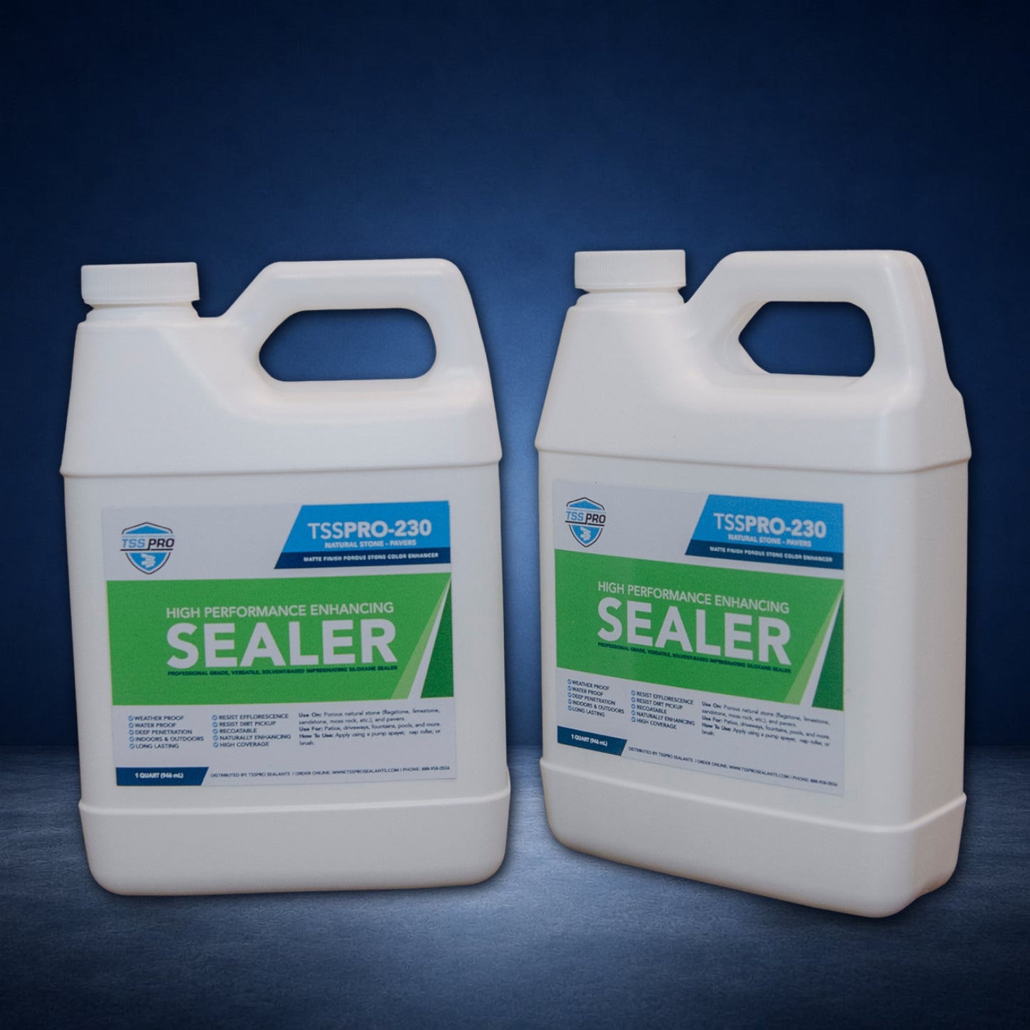 TSSPRO 230 High Performance Enhancing Sealer — two 1 quart containers