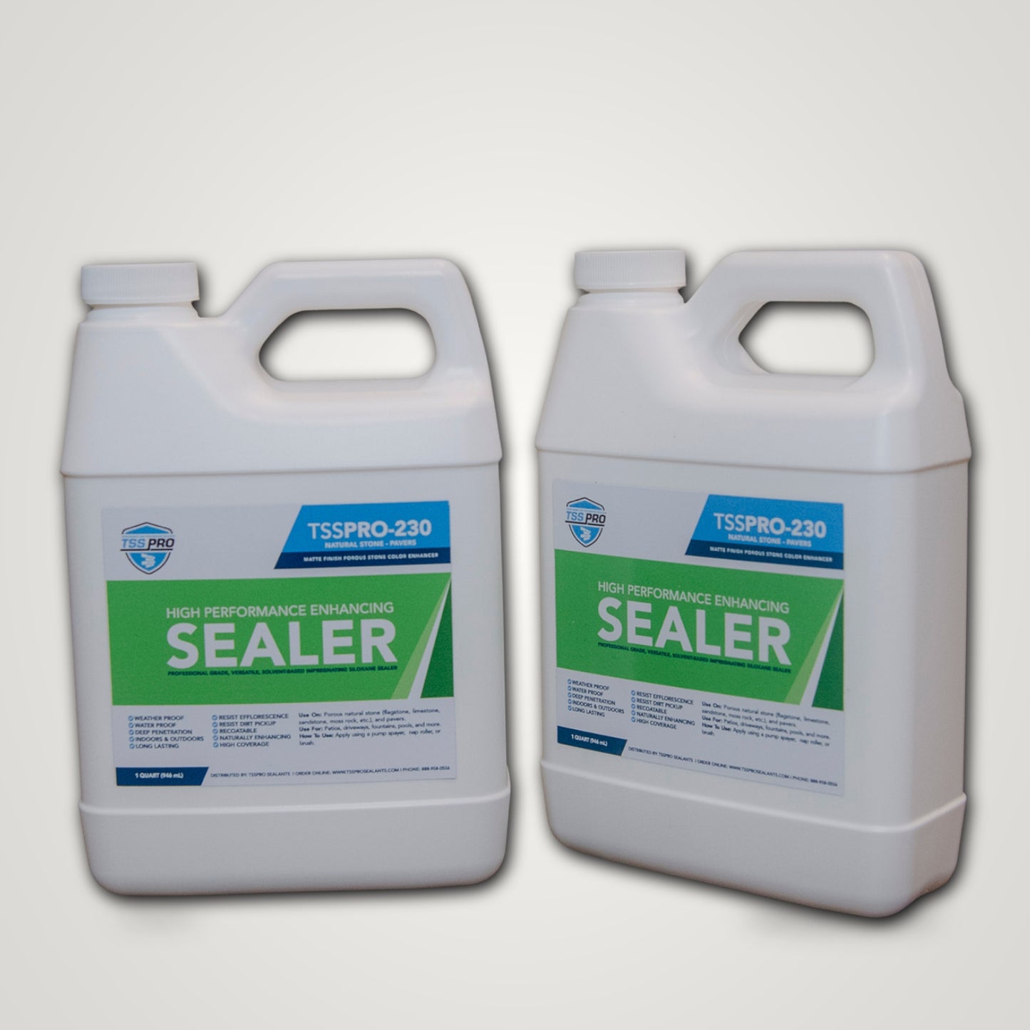 TSSPRO 230 High Performance Enhancing Sealer — two 1 quart containers