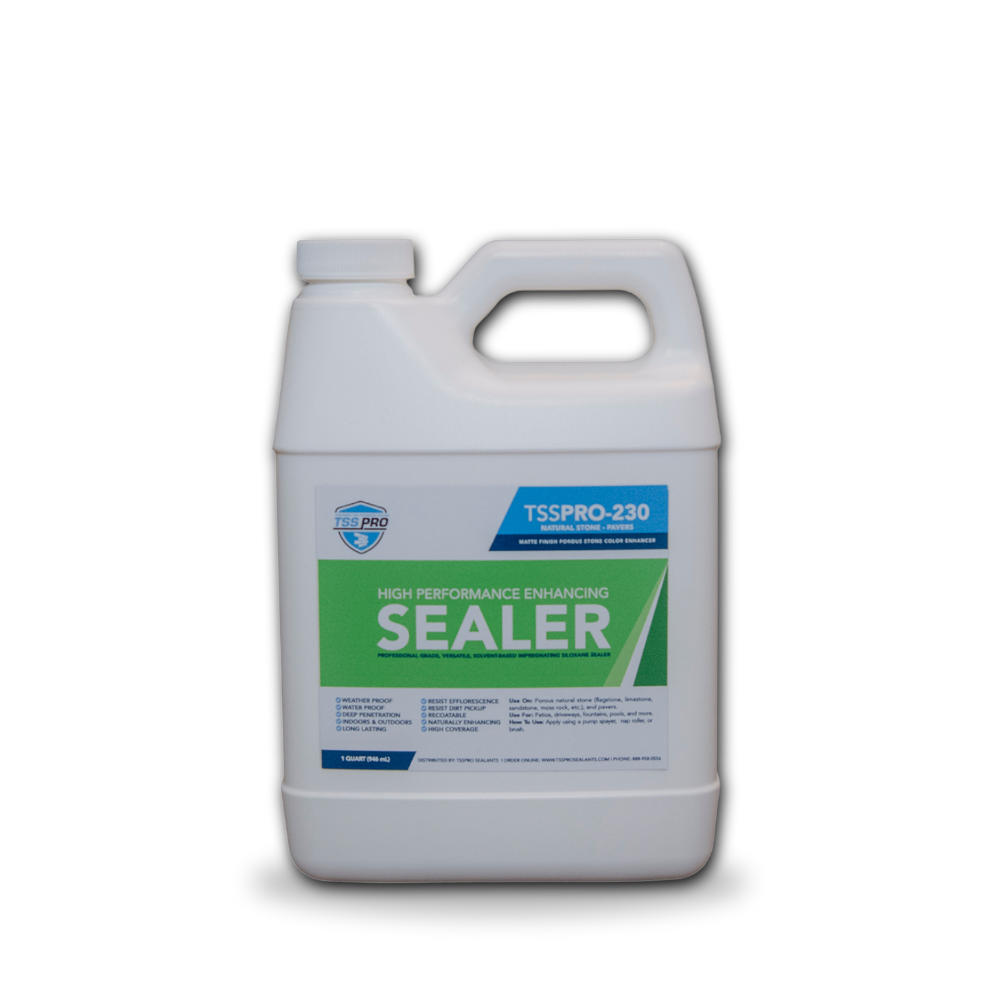 TSSPRO 230 High Performance Enhancing Sealer — 1 quart container, white background