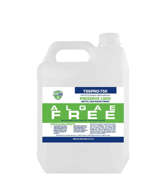 TSSPRO 750— Algae Free; Keeps Surfaces Free of Green and Other Discoloring Algae