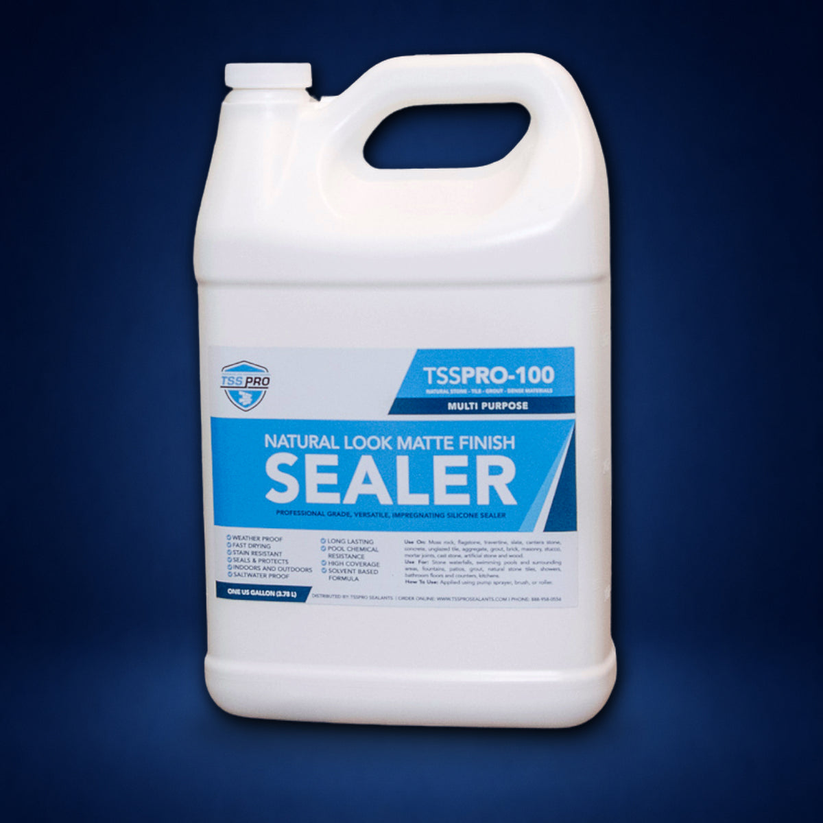 TSSPRO 100 Natural Look Stone Sealer (Solvent-Based)