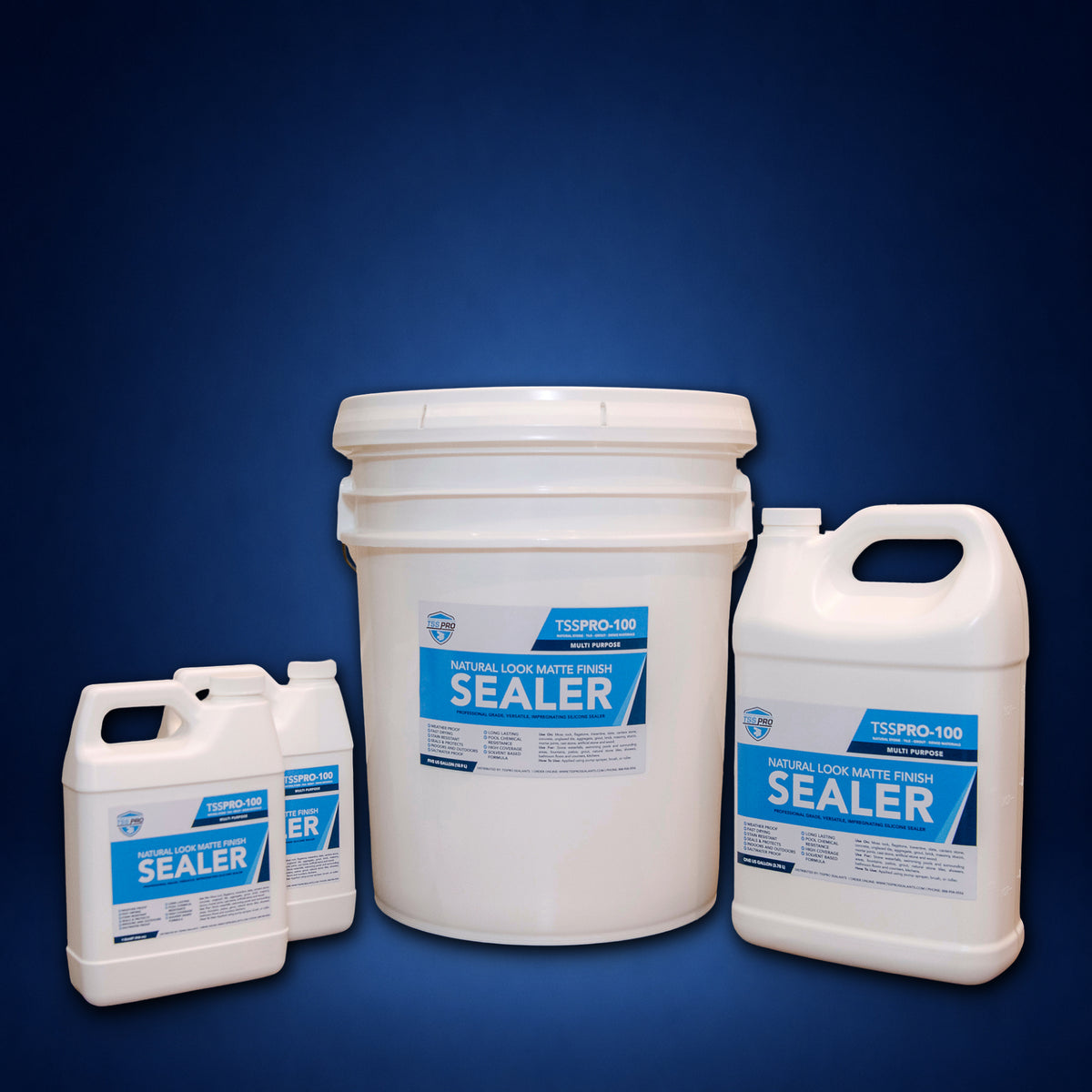 TSSPRO 100 Natural Look Stone Sealer (Solvent-Based)