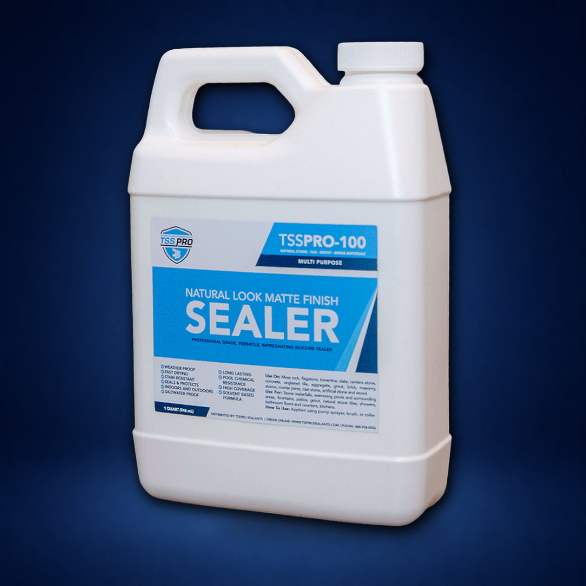 TSSPRO 100 Natural Look Stone Sealer (Solvent-Based)
