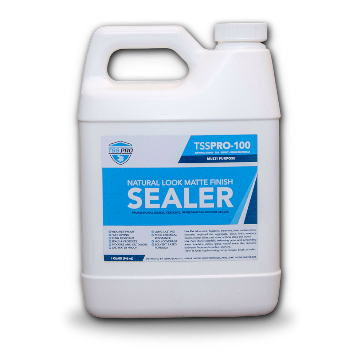 TSSPRO 100 Natural Look Stone Sealer (Solvent-Based)