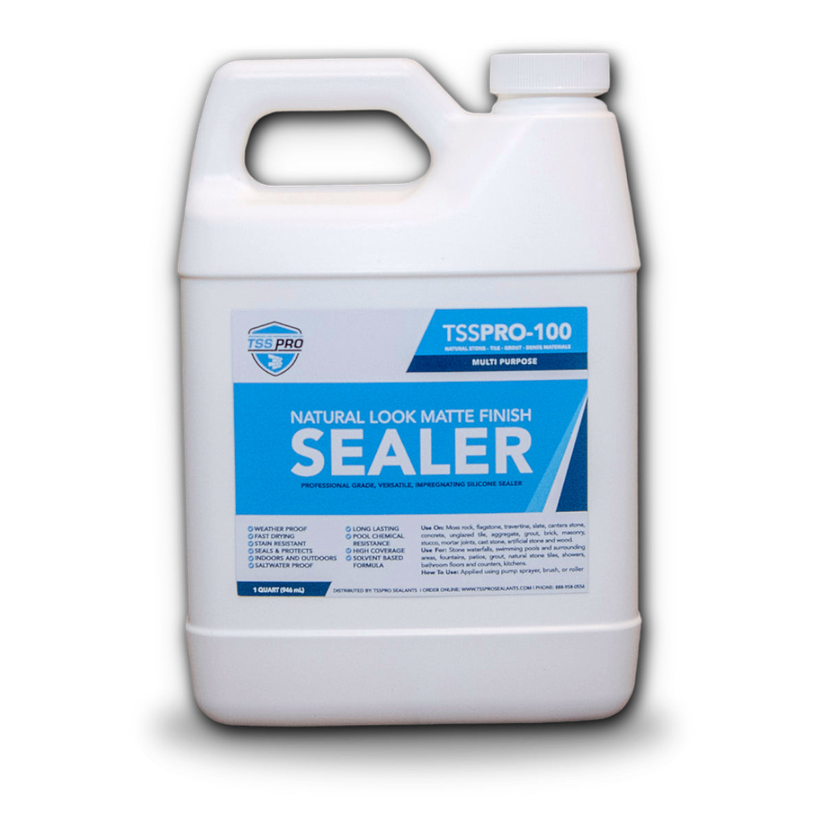 TSSPRO 100 Natural Look Stone Sealer (Solvent-Based)