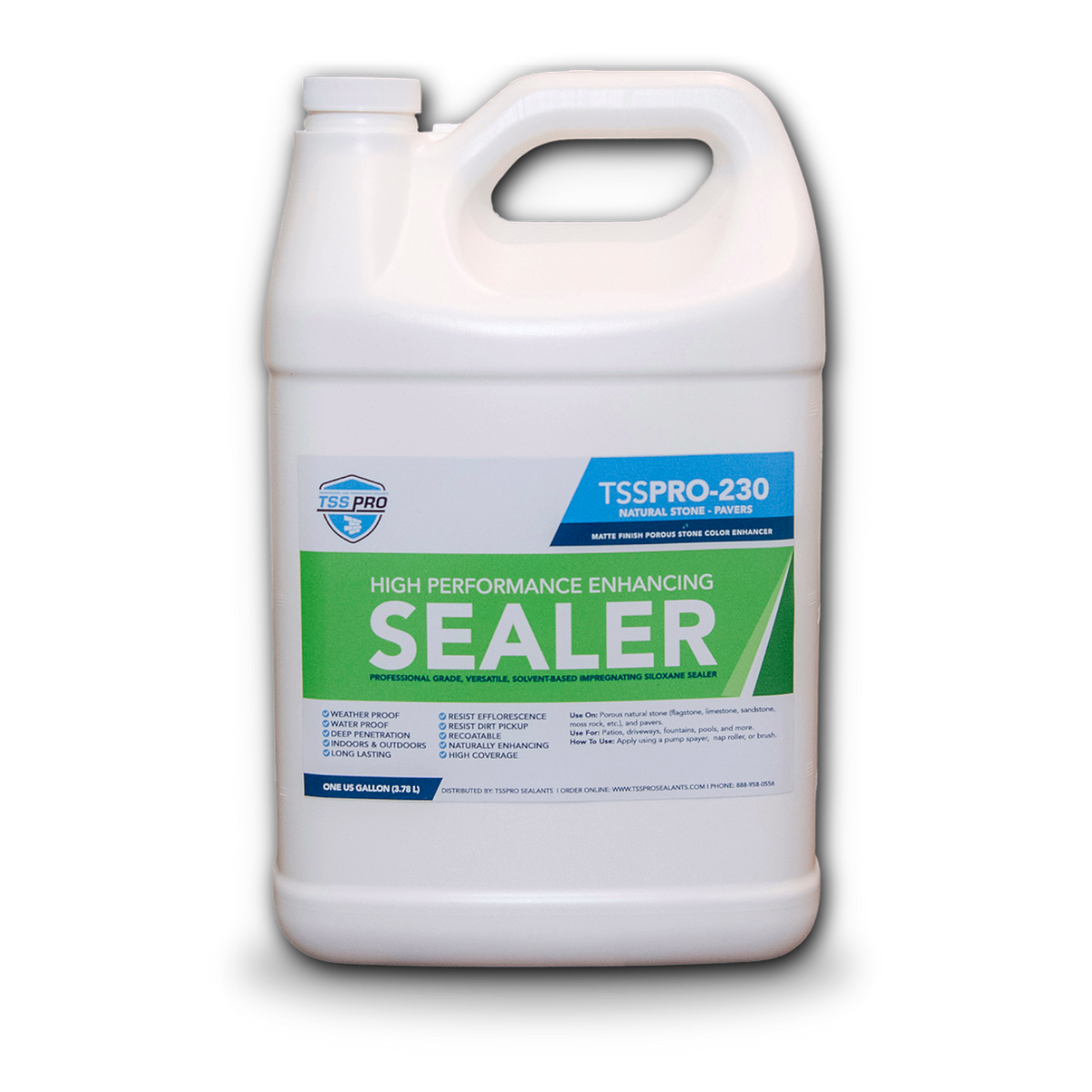 TSSPRO 230 Color Enhancing Stone & Concrete Sealer