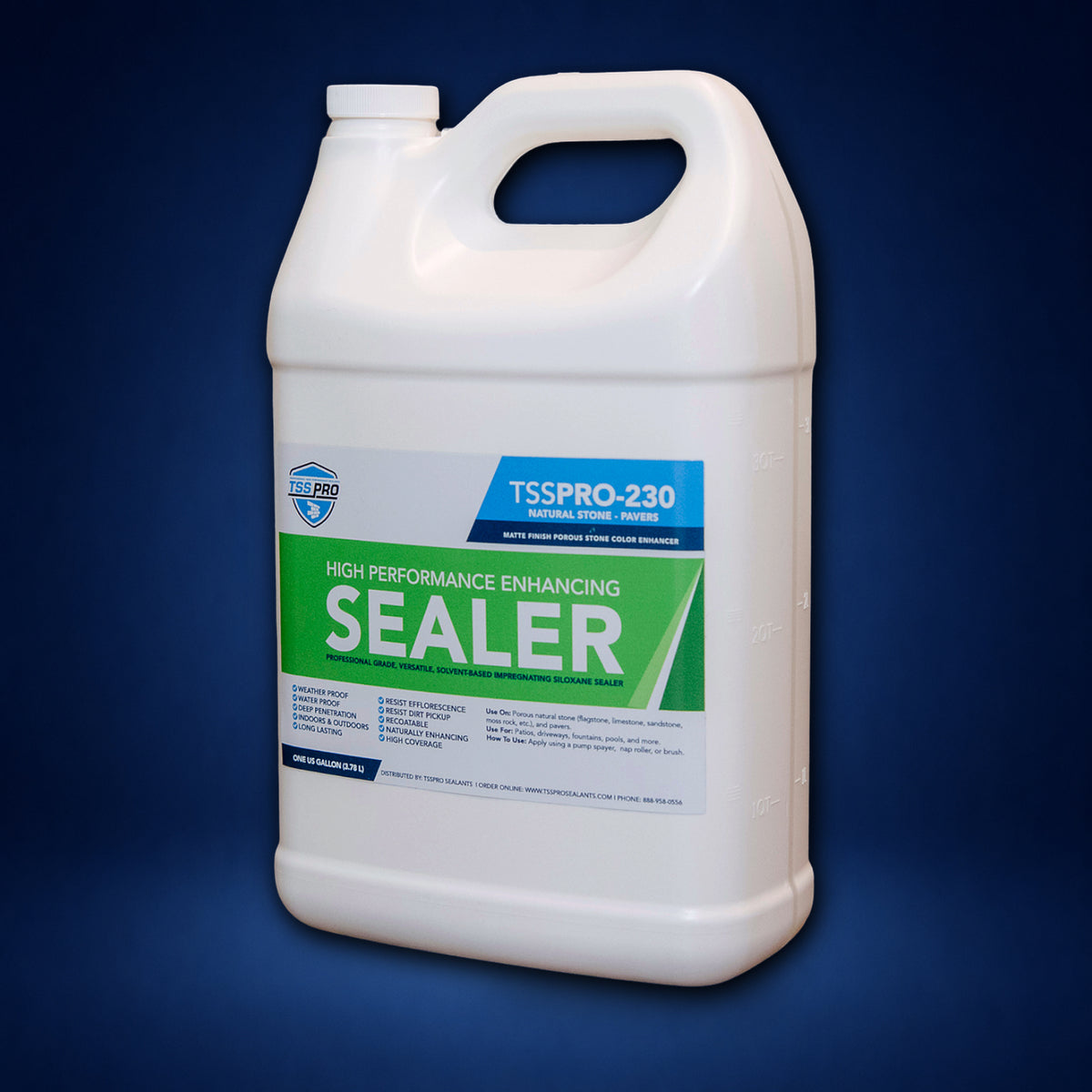 TSSPRO 230 Color Enhancing Stone & Concrete Sealer