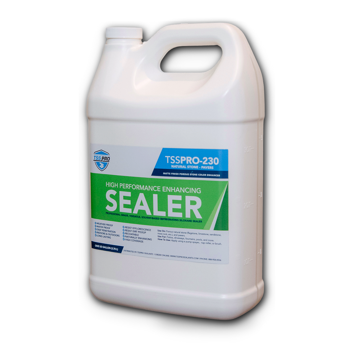 TSSPRO 230 Color Enhancing Stone & Concrete Sealer