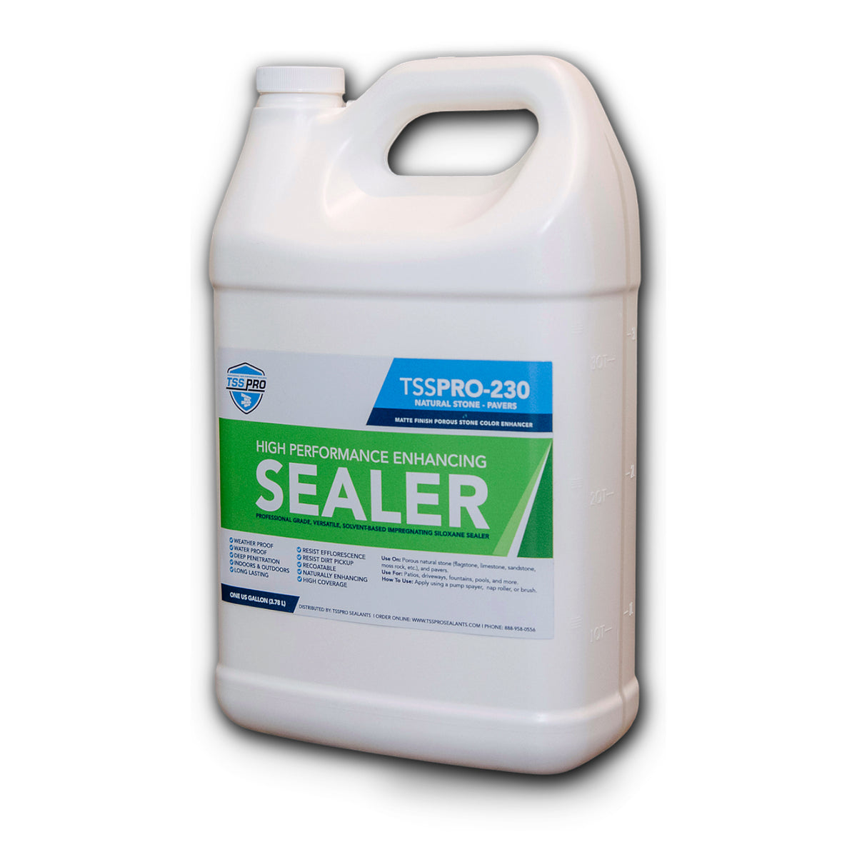 TSSPRO 230 Color Enhancing Stone & Concrete Sealer