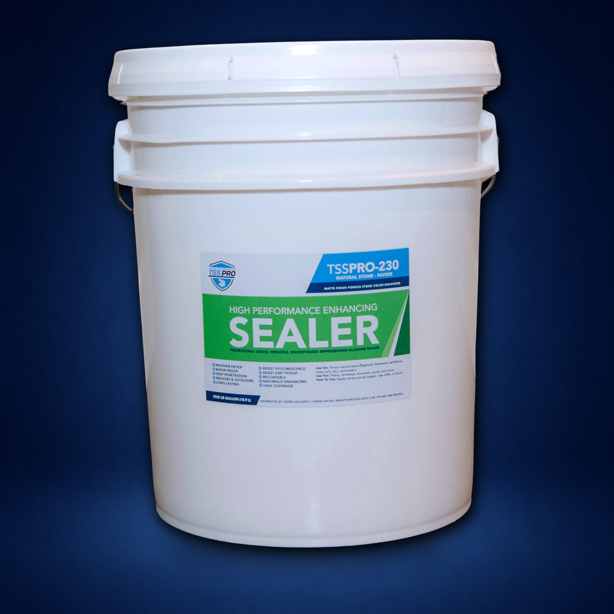 TSSPRO 230 Color Enhancing Stone & Concrete Sealer
