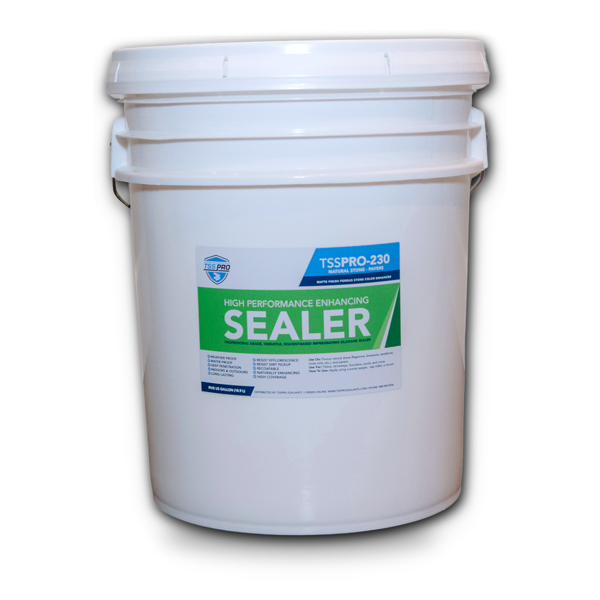 TSSPRO 230 Color Enhancing Stone & Concrete Sealer