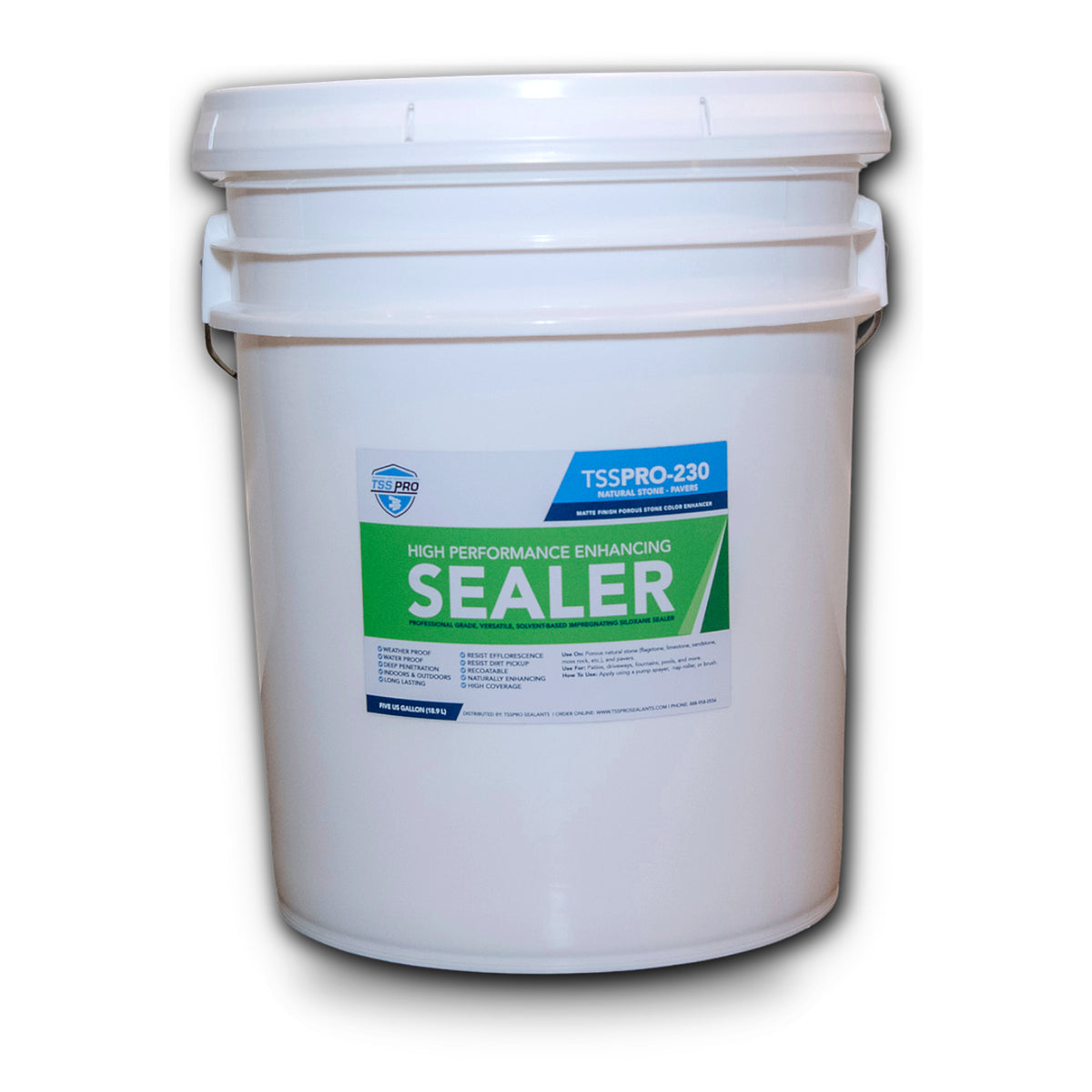 TSSPRO 230 Color Enhancing Stone & Concrete Sealer
