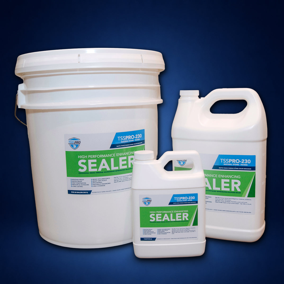 TSSPRO 230 Color Enhancing Stone & Concrete Sealer