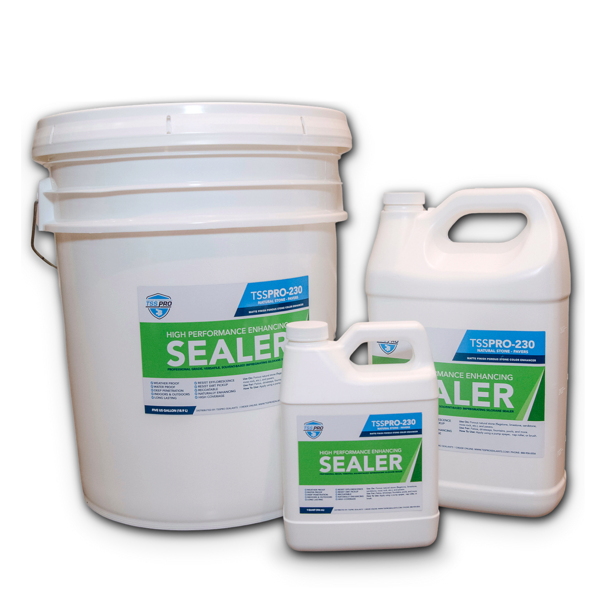 TSSPRO 230 Color Enhancing Stone & Concrete Sealer