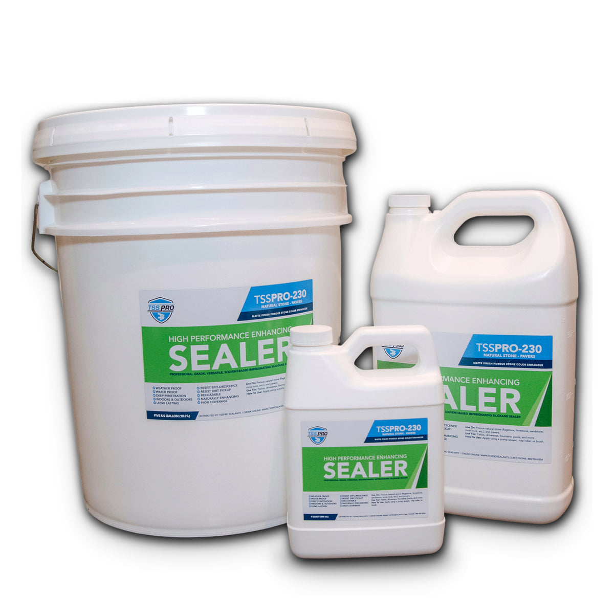 TSSPRO 230 Color Enhancing Stone & Concrete Sealer
