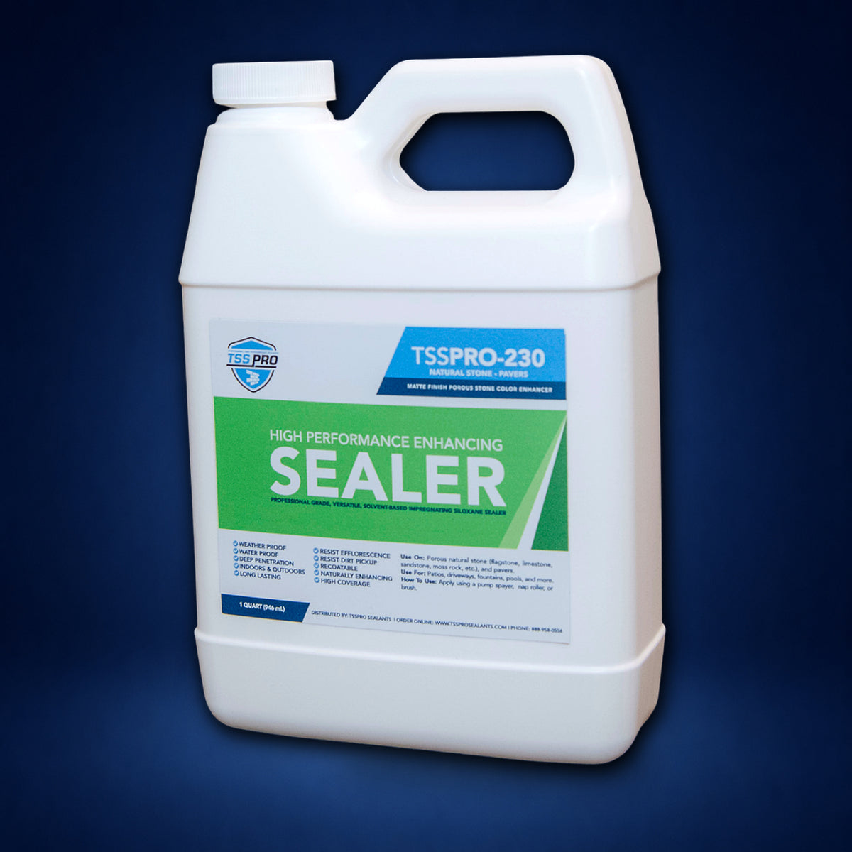 TSSPRO 230 Color Enhancing Stone & Concrete Sealer