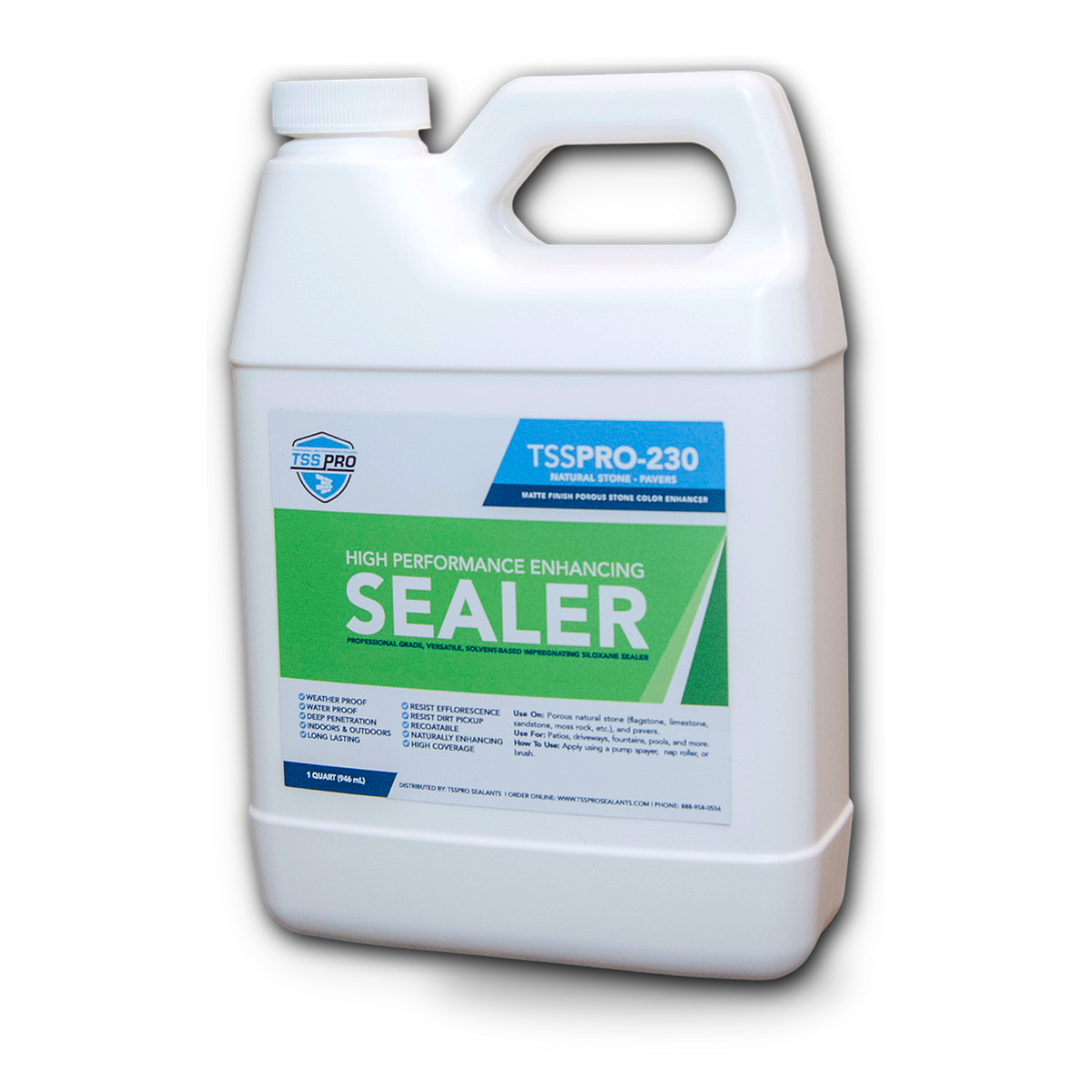 TSSPRO 230 Color Enhancing Stone & Concrete Sealer