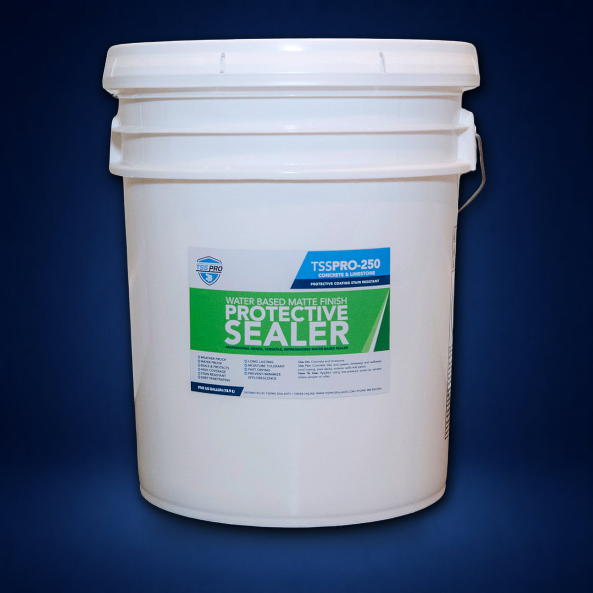 TSSPRO 250 Moisture Tolerant Limestone & Concrete Sealer