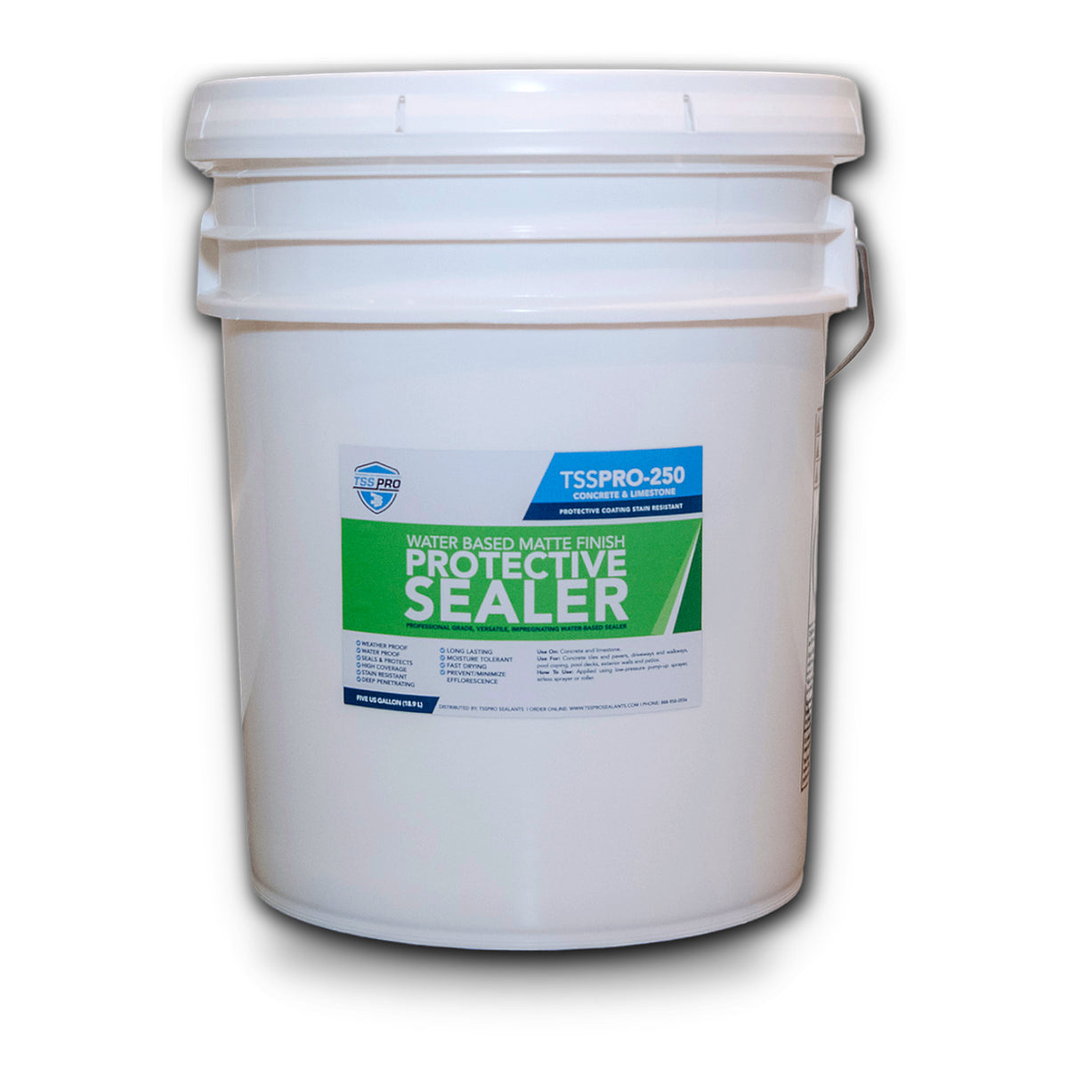 TSSPRO 250 Moisture Tolerant Limestone & Concrete Sealer