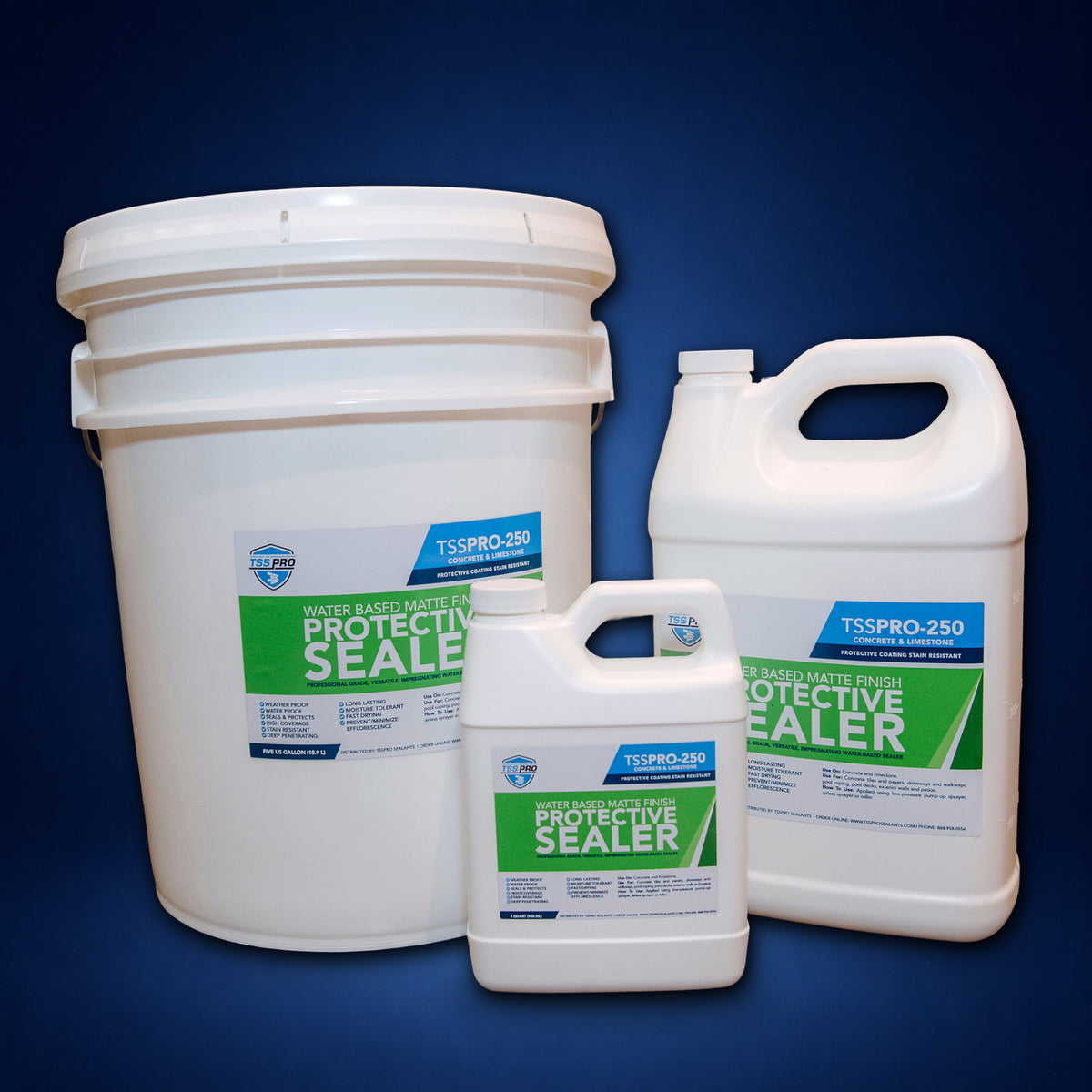 TSSPRO 250 Moisture Tolerant Limestone & Concrete Sealer