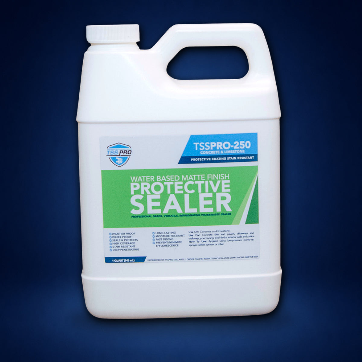 TSSPRO 250 Moisture Tolerant Limestone & Concrete Sealer