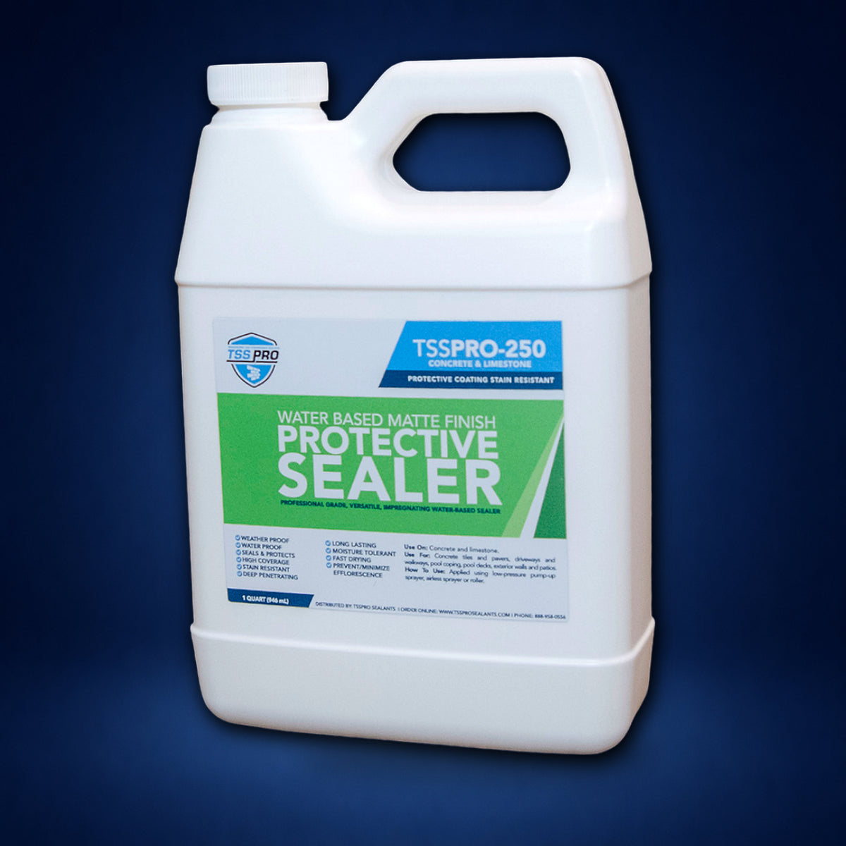 TSSPRO 250 Moisture Tolerant Limestone & Concrete Sealer