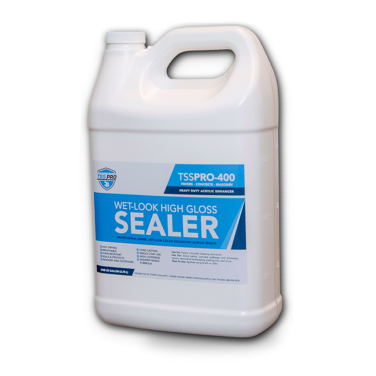 TSSPRO 400 HD Wet Look High Gloss Stone Sealer