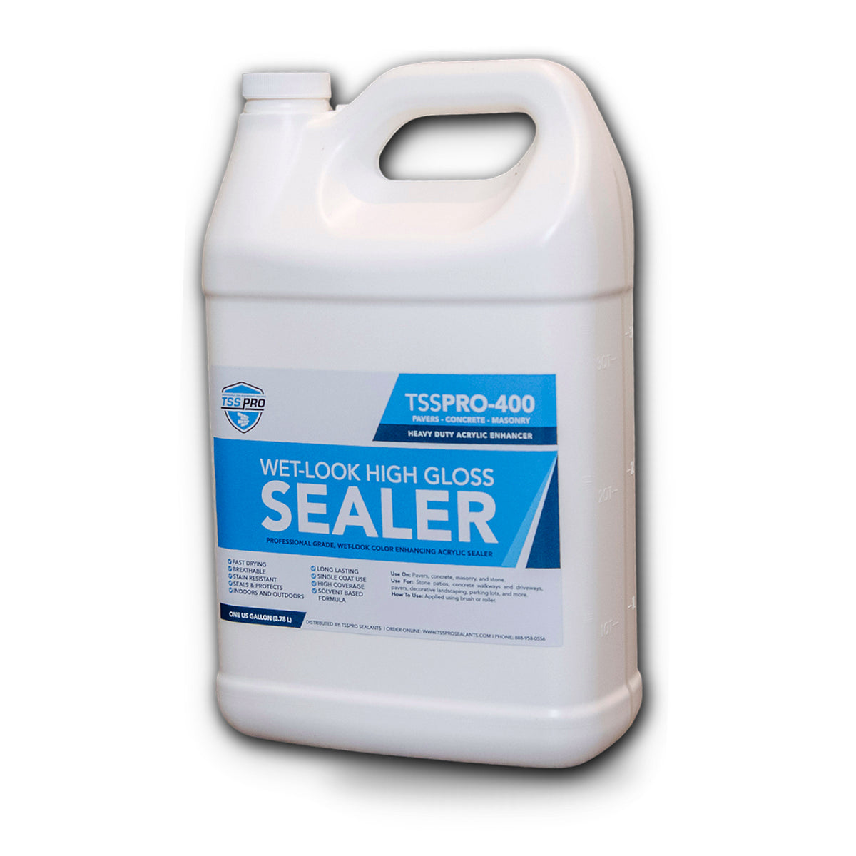 TSSPRO 400 HD Wet Look High Gloss Stone Sealer