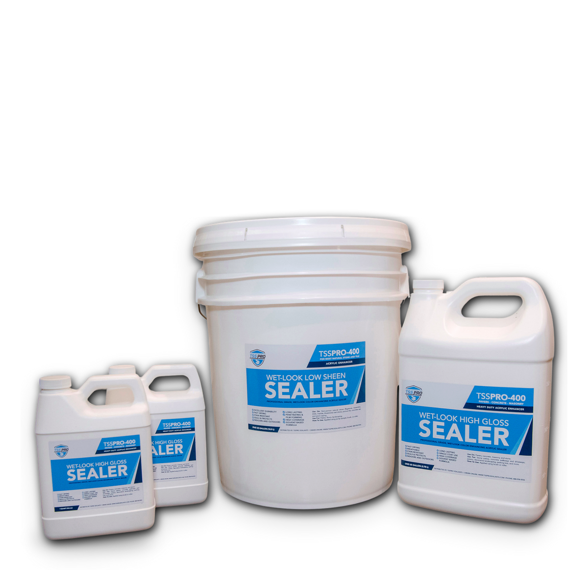 TSSPRO 400 HD Wet Look High Gloss Stone Sealer