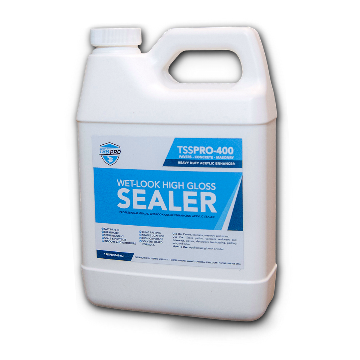 TSSPRO 400 HD Wet Look High Gloss Stone Sealer