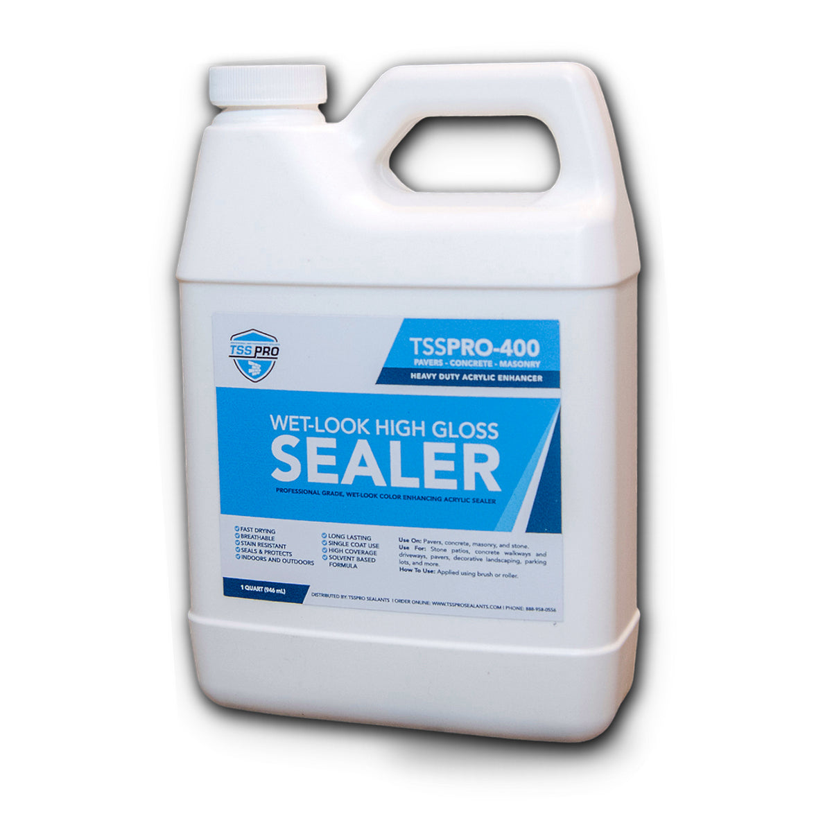TSSPRO 400 HD Wet Look High Gloss Stone Sealer