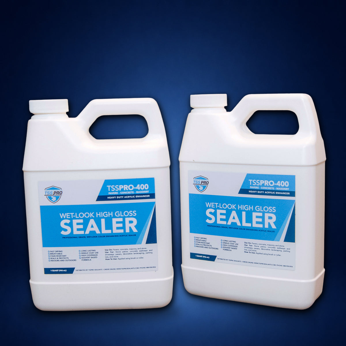 TSSPRO 400 HD Wet Look High Gloss Stone Sealer