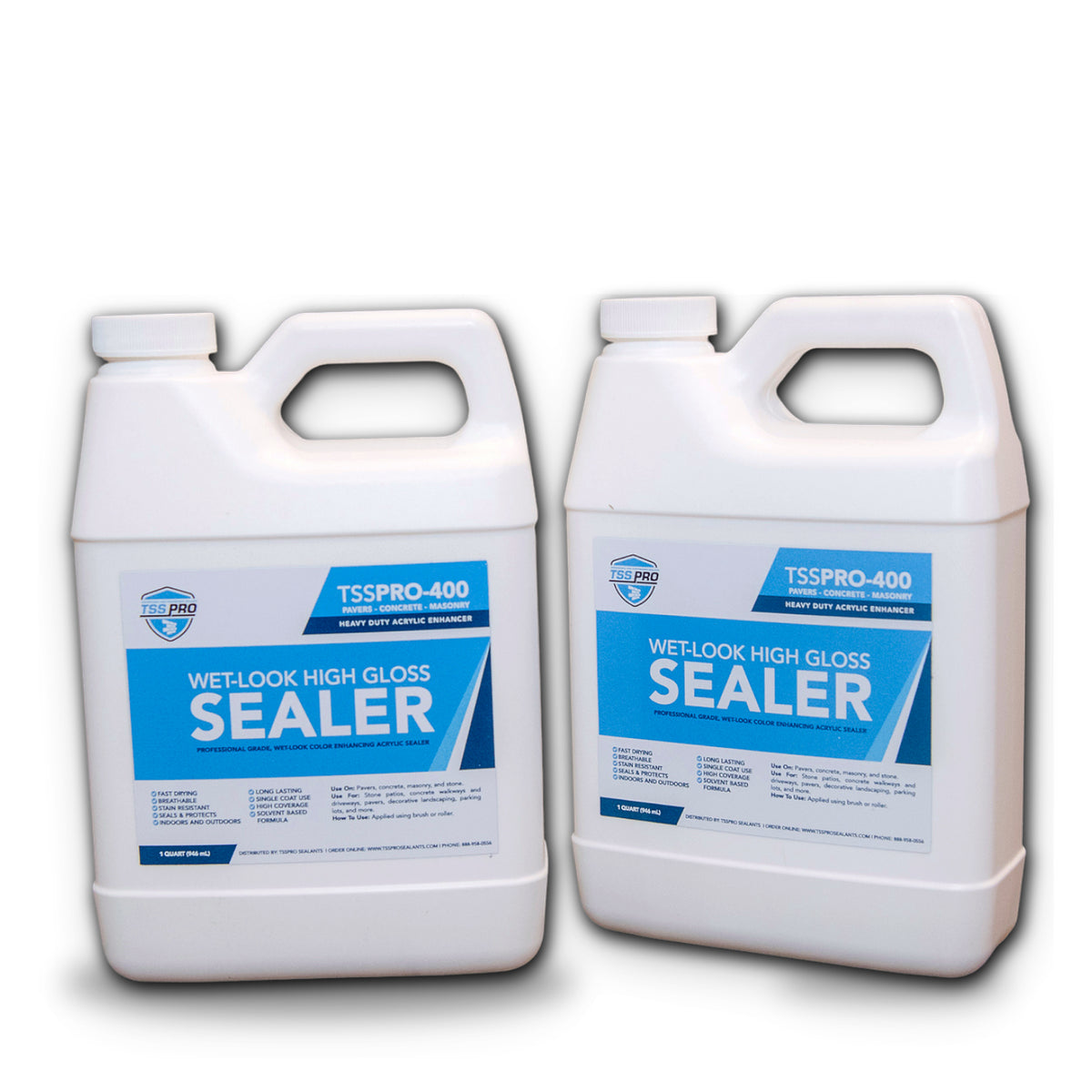 TSSPRO 400 HD Wet Look High Gloss Stone Sealer