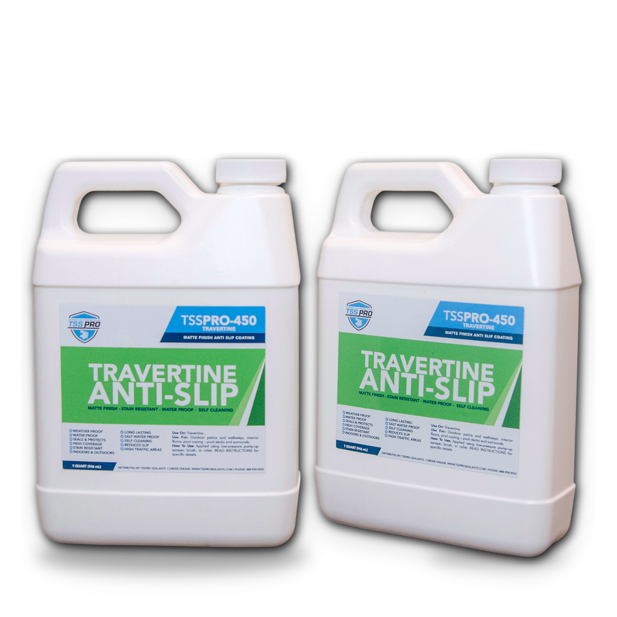 TSSPRO 450 Anti-Slip & Stain Resistant Travertine Sealer