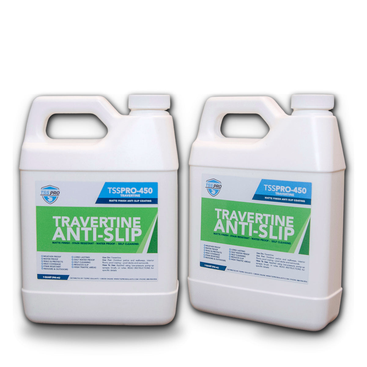 TSSPRO 450 Anti-Slip & Stain Resistant Travertine Sealer