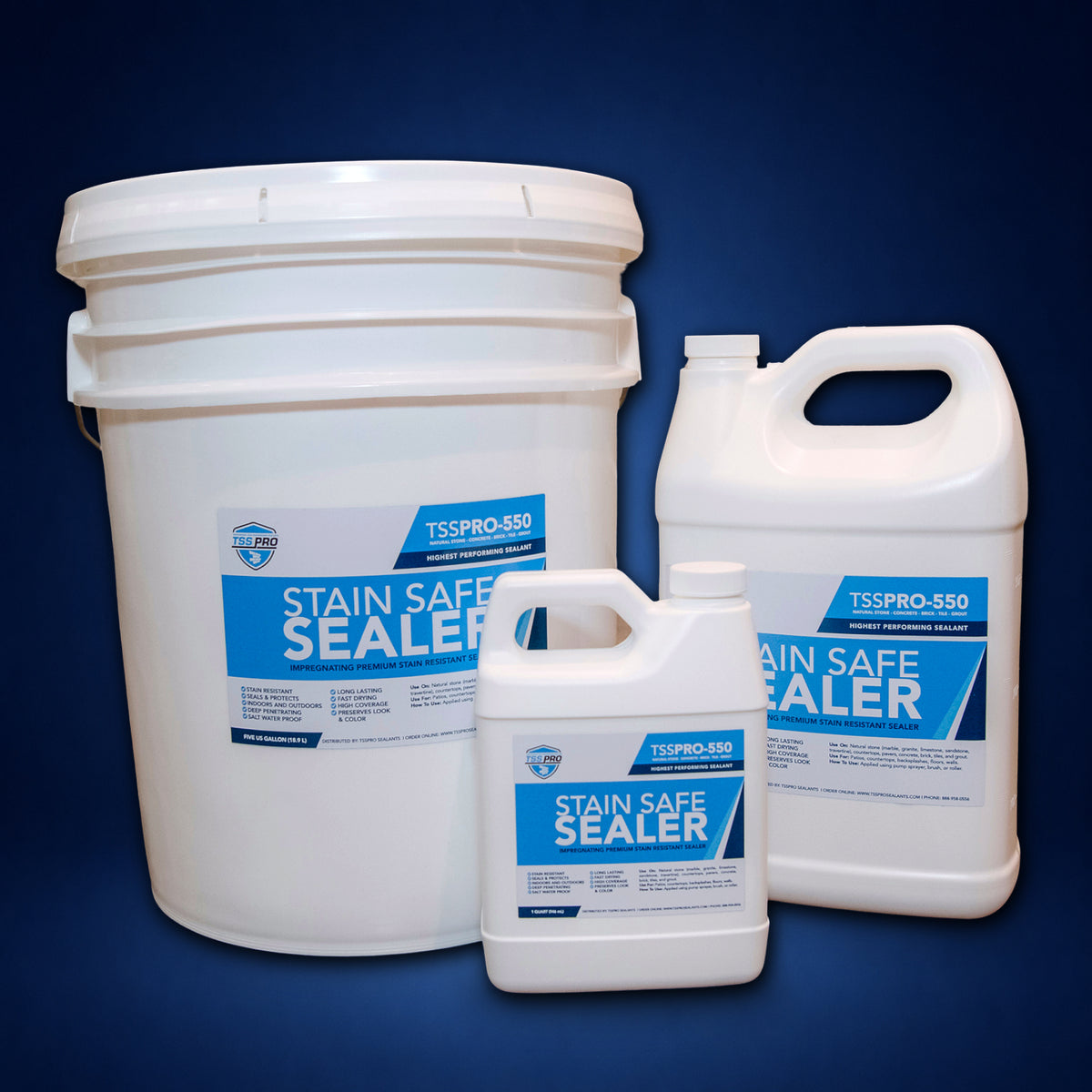 TSSPRO 550 Stain Safe Natural Stone Sealer