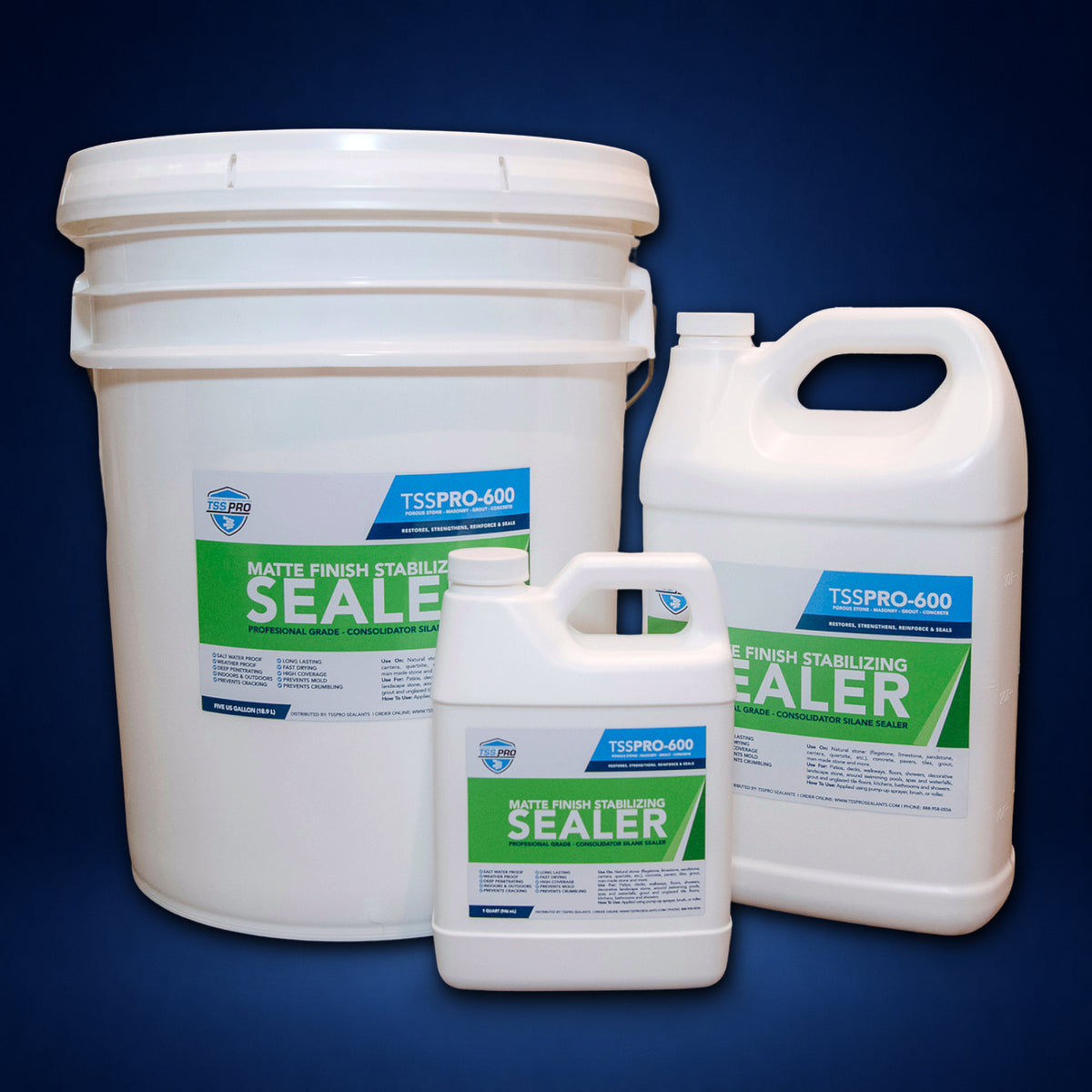 TSSPRO 600 Stabilizing Weatherproofing Stone Sealer