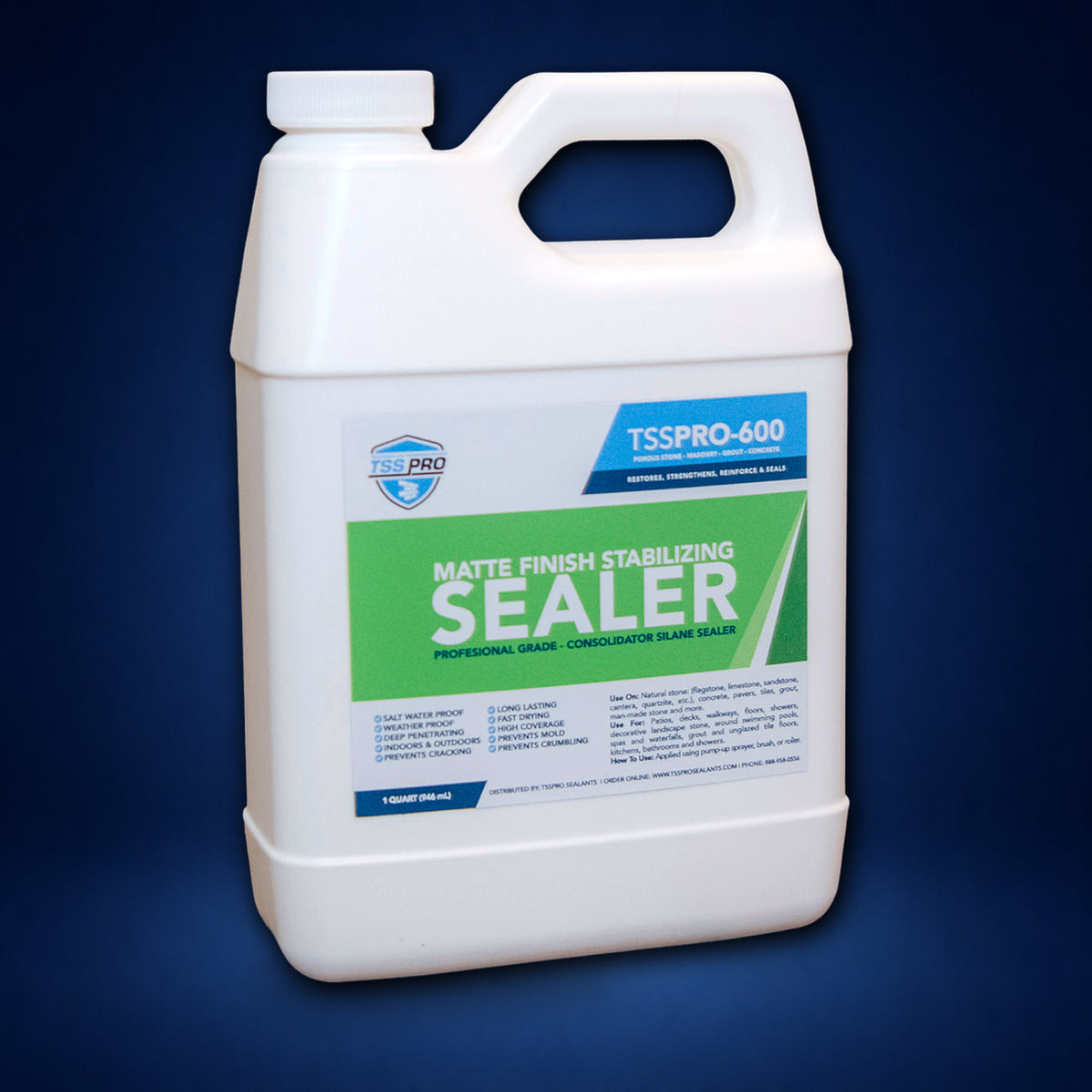 TSSPRO 600 Stabilizing Weatherproofing Stone Sealer