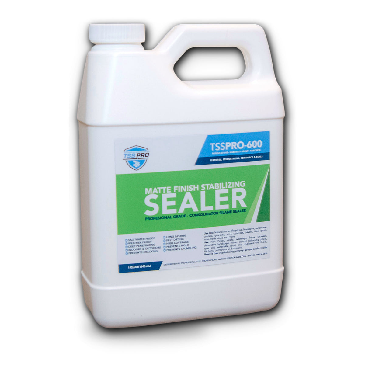 TSSPRO 600 Stabilizing Weatherproofing Stone Sealer