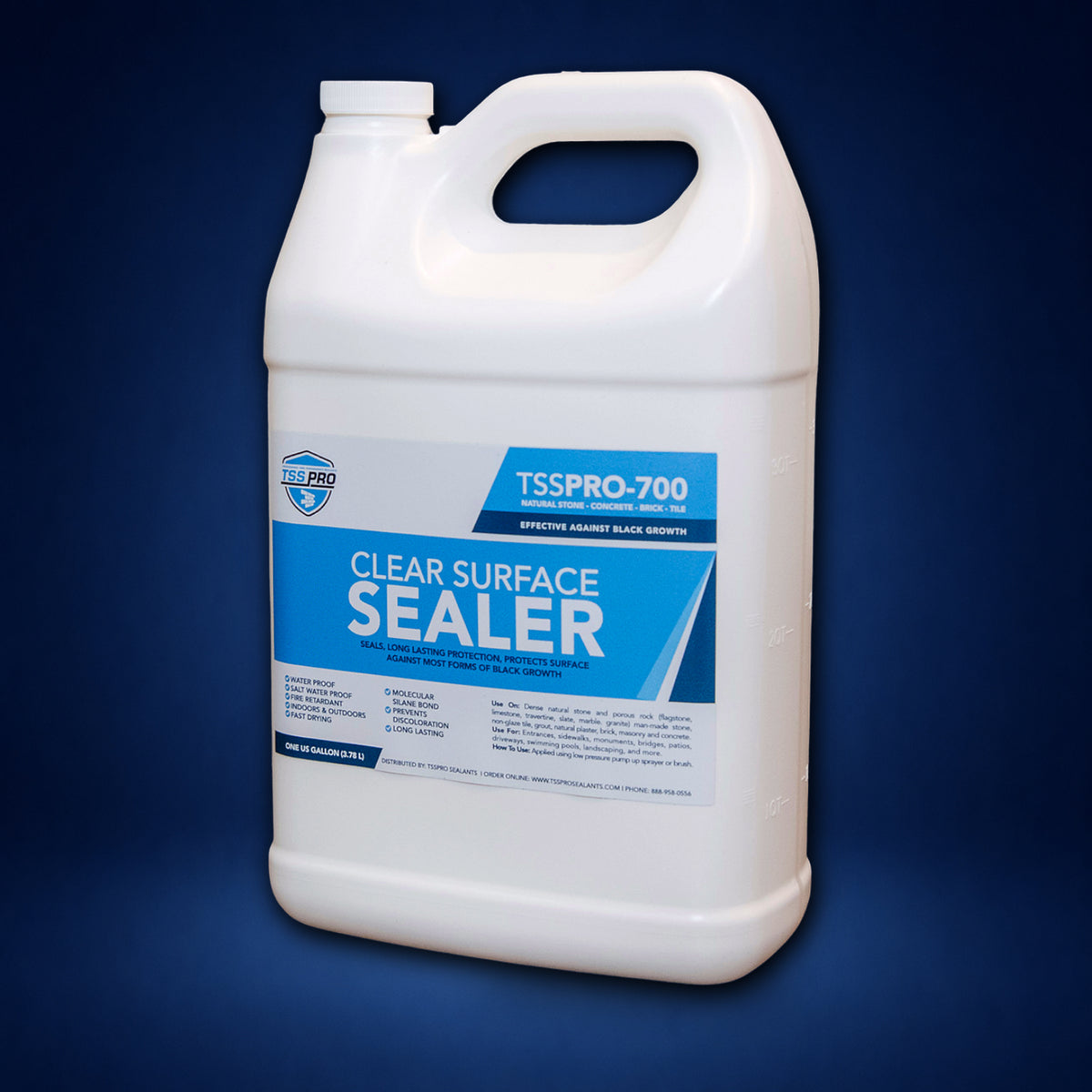 TSSPRO 700 Clear Surface Sealer — Prevents Black Algae & Mold