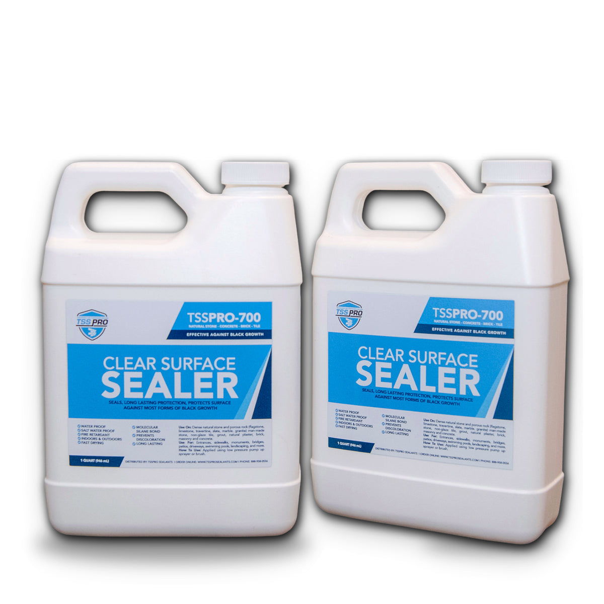 TSSPRO 700 Clear Surface Sealer — Prevents Black Algae & Mold
