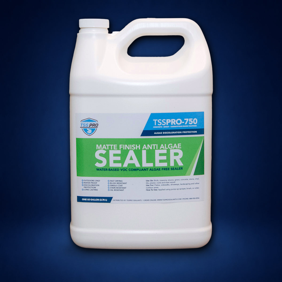 TSSPRO 750 Algae Free Stone & Concrete Sealer