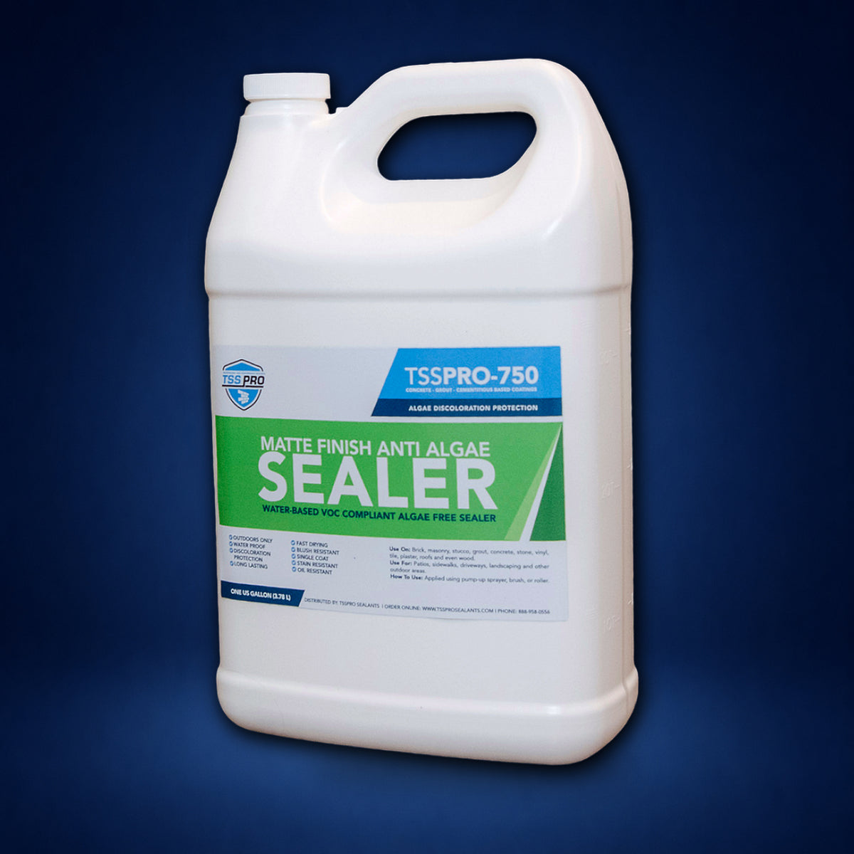 TSSPRO 750 Algae Free Stone & Concrete Sealer