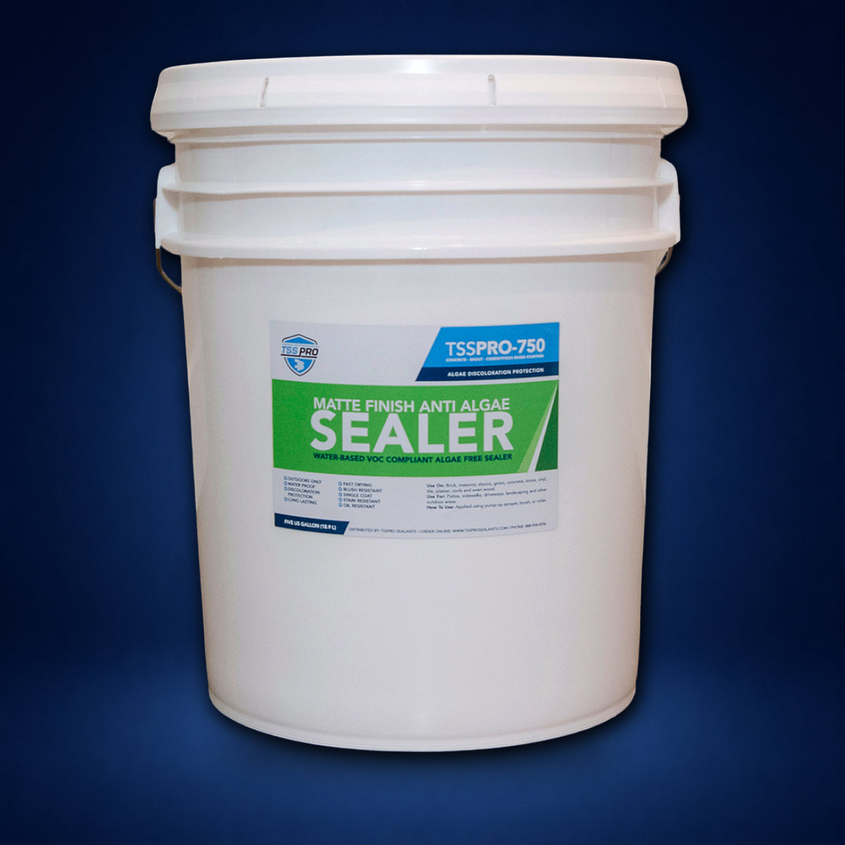 TSSPRO 750 Algae Free Stone & Concrete Sealer