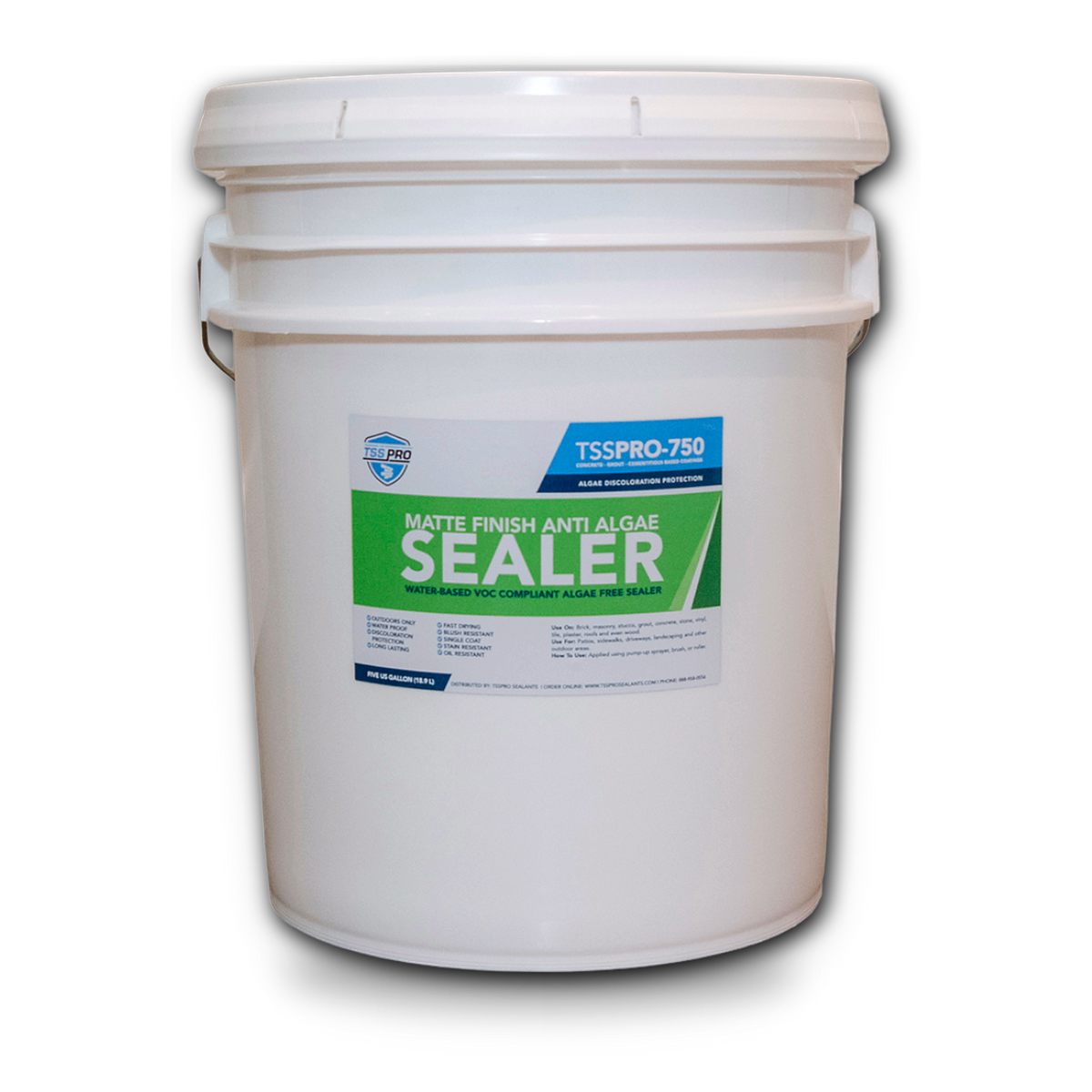 TSSPRO 750 Algae Free Stone & Concrete Sealer