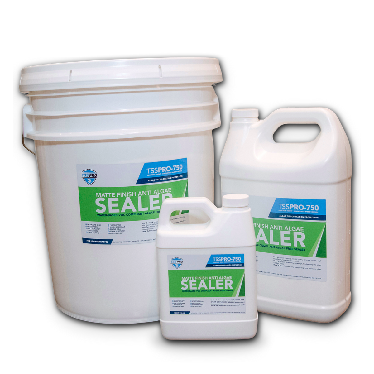TSSPRO 750 Algae Free Stone & Concrete Sealer