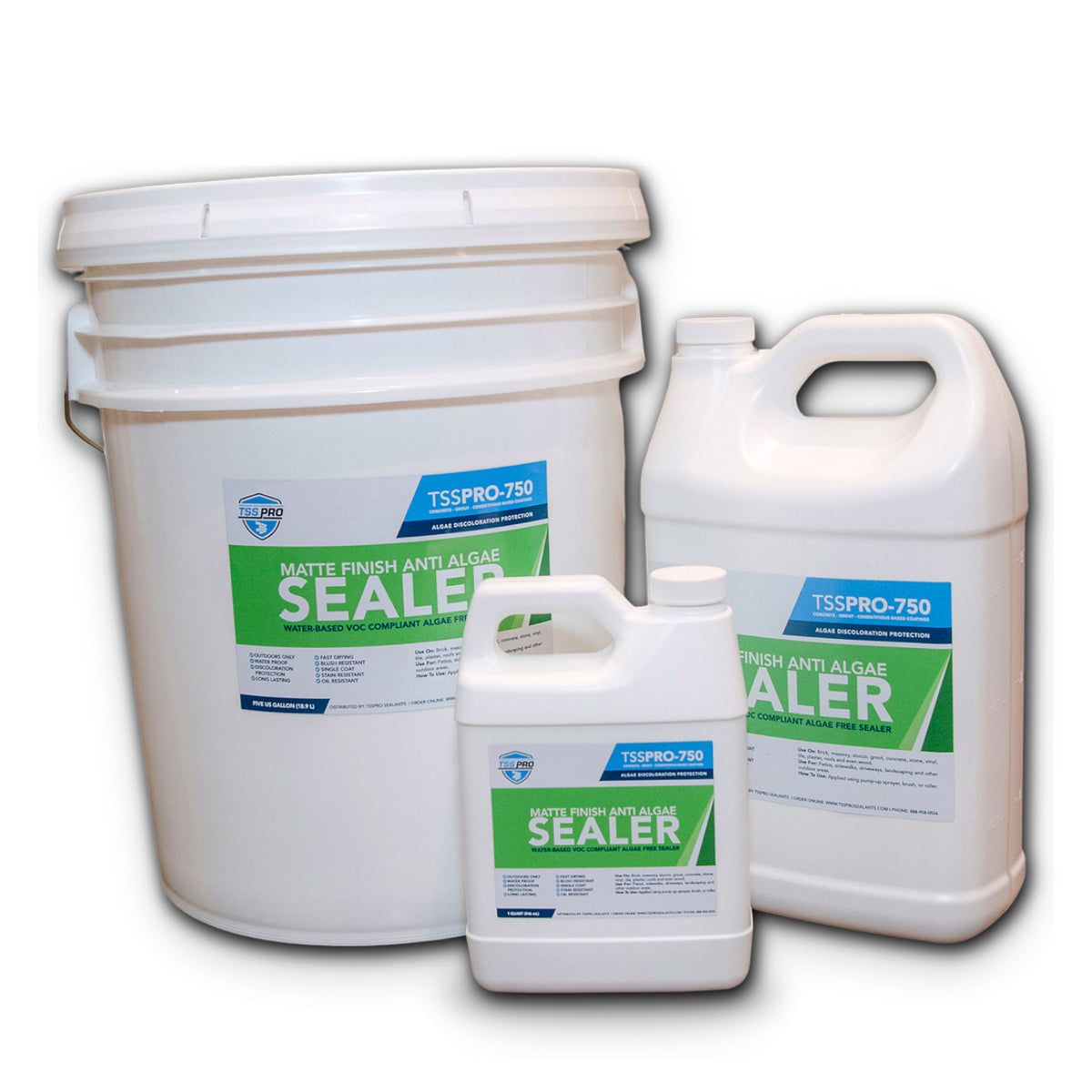 TSSPRO 750 Algae Free Stone & Concrete Sealer