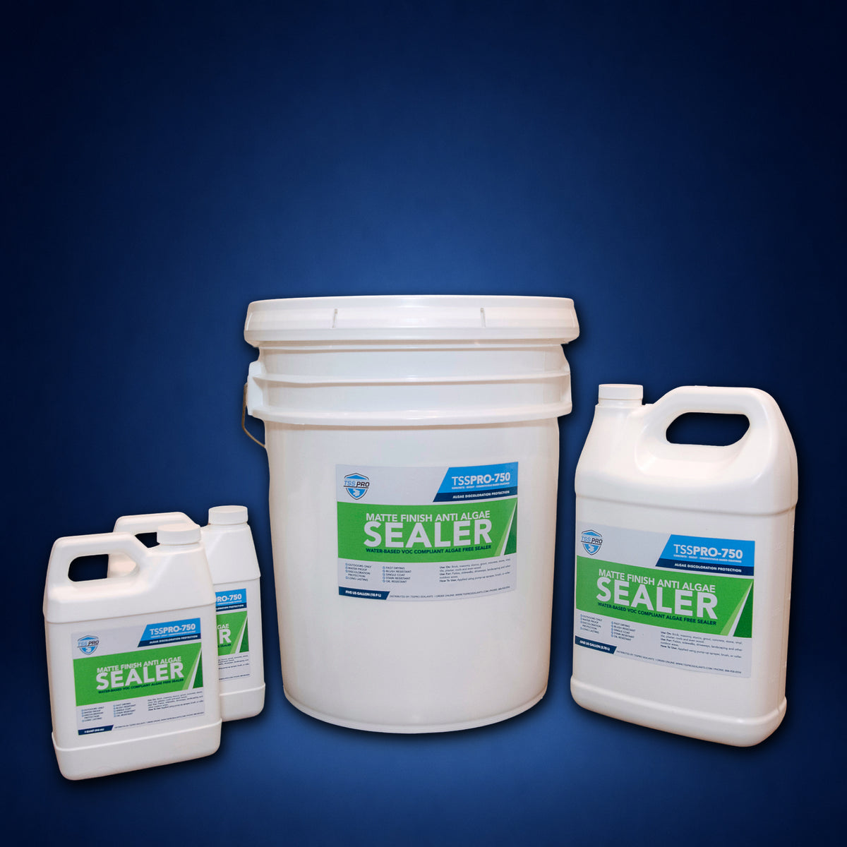 TSSPRO 750 Algae Free Stone & Concrete Sealer
